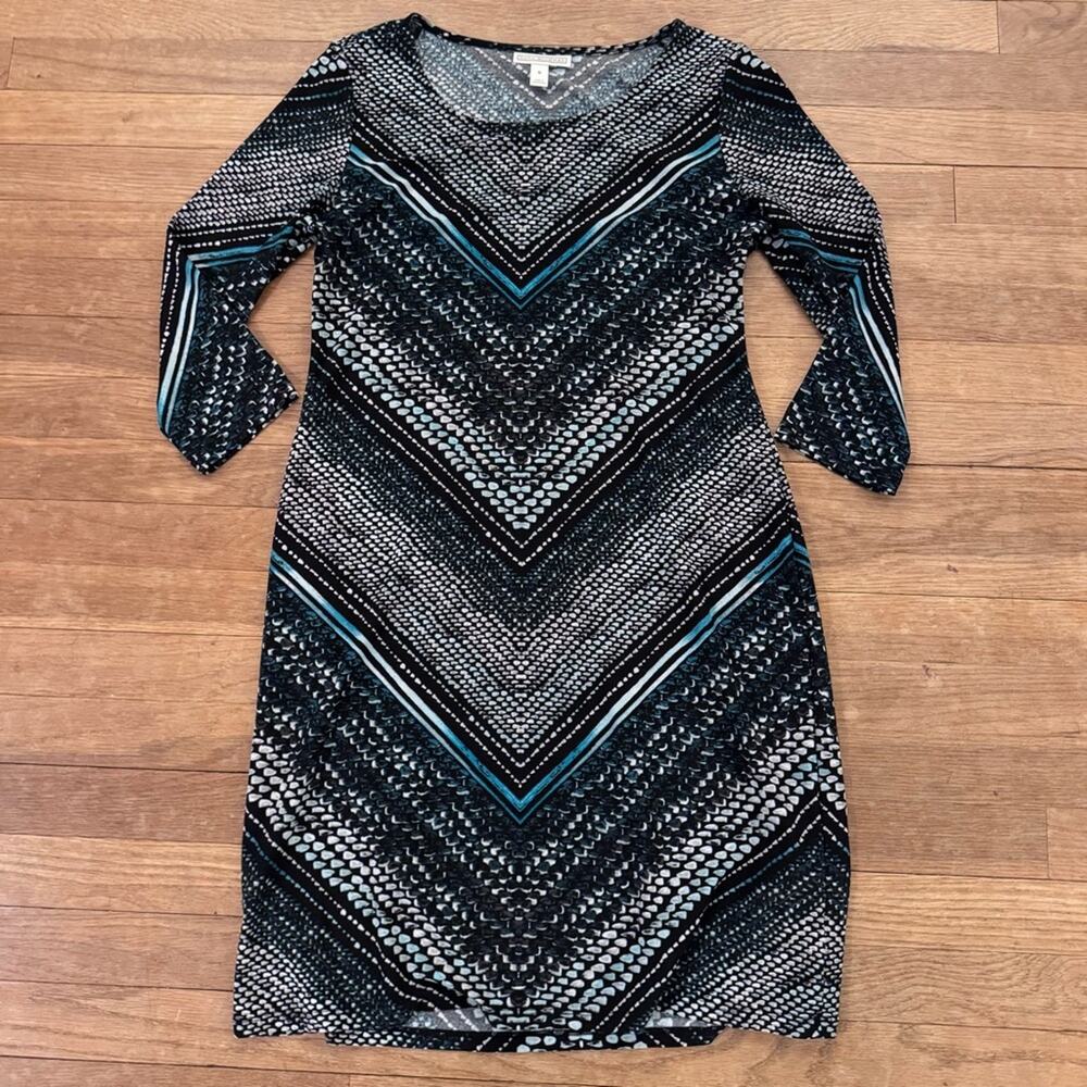 Dana Buchman Scoopneck Shift Mini Dress Size Small S b69